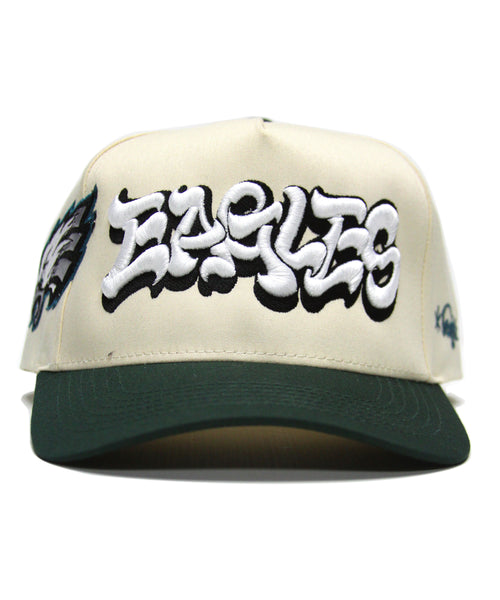 "EAGLES" SPELL OUT (CREAM/GREEN)