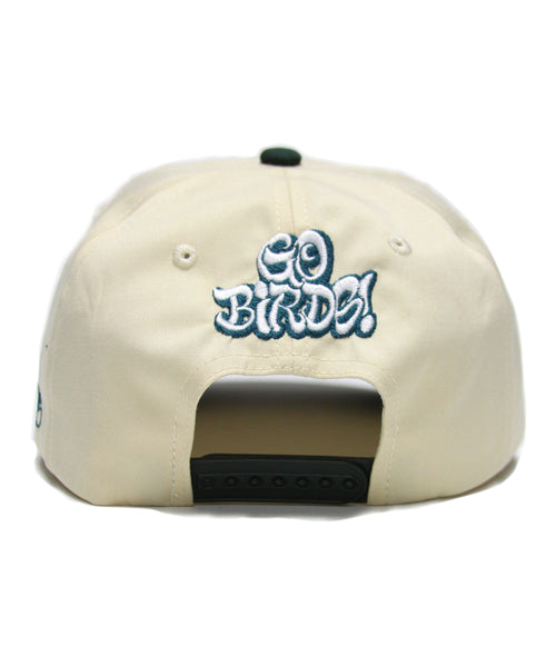 "EAGLES" SPELL OUT (CREAM/GREEN)
