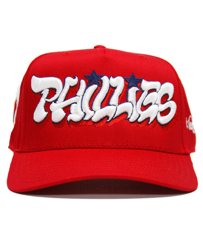 "PHILLIES" SPELL OUT (RED)