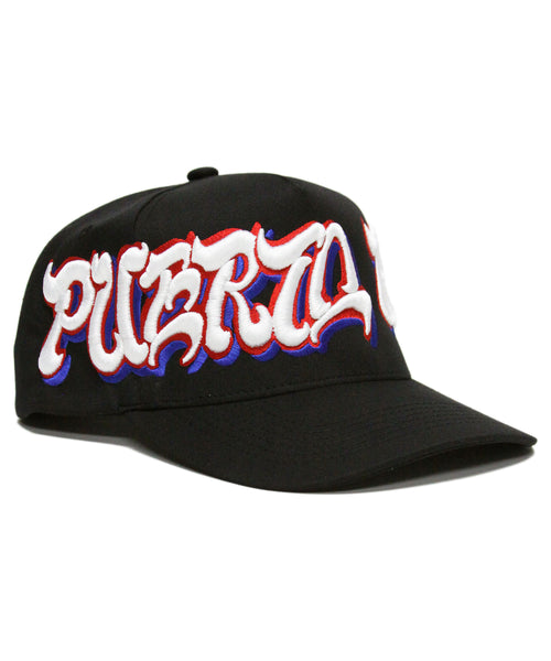 "PUERTO RICO" SPELL OUT (BLACK)