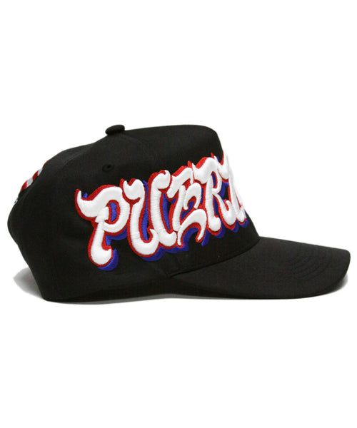 "PUERTO RICO" SPELL OUT (BLACK)