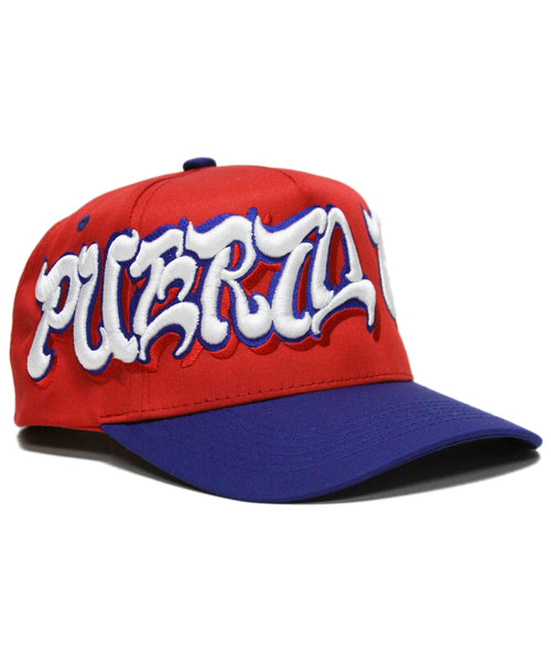 "PUERTO RICO" SPELL OUT (RED/BLUE)
