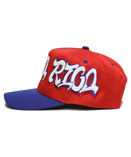 "PUERTO RICO" SPELL OUT (RED/BLUE)