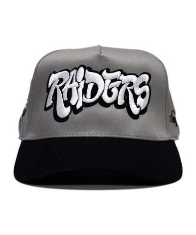 "RAIDERS" SNAP BACK (GREY/BLACK)