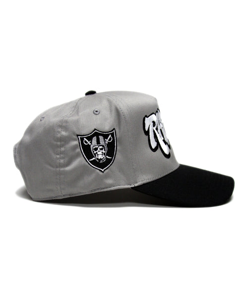 "RAIDERS" SNAP BACK (GREY/BLACK)