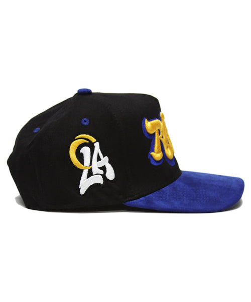 "RAMS" SPELL OUT (BLACK/BLUE SUEDE)