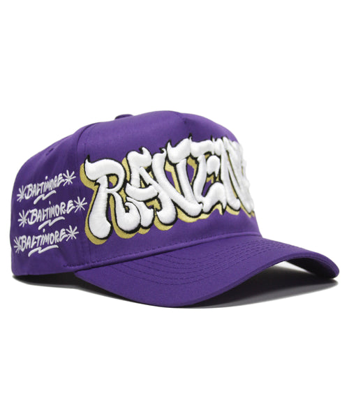 "RAVENS" SPELL OUT (PURPLE)