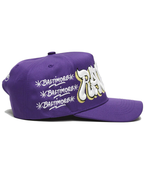 "RAVENS" SPELL OUT (PURPLE)