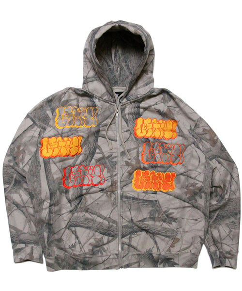 [1 OF 1] REAL TREE CAMO THROWIE HOODIE
