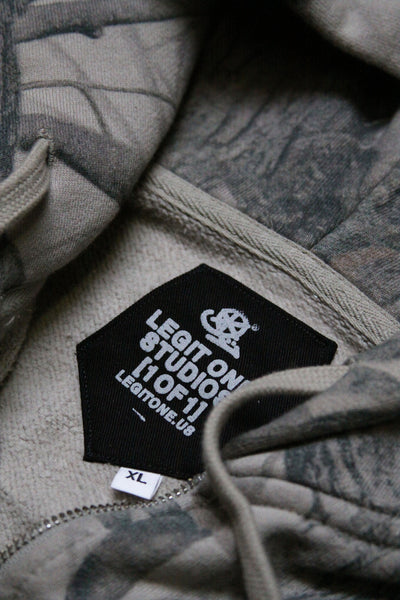 [1 OF 1] REAL TREE CAMO THROWIE HOODIE