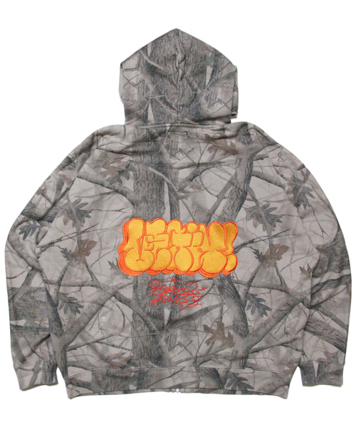 [1 OF 1] REAL TREE CAMO THROWIE HOODIE