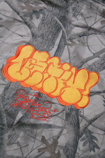 [1 OF 1] REAL TREE CAMO THROWIE HOODIE