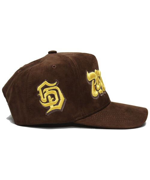 "PADRES" SPELL OUT (BROWN SUEDE)