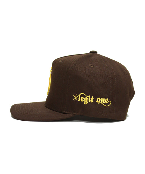 "SD" LOGO SNAPBACK (BROWN)