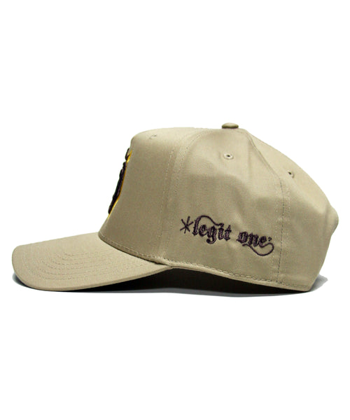 "SD" LOGO SNAPBACK (KHAKI)