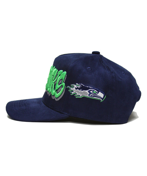 “SEAHAWKS” SPELL OUT(NAVY SUEDE)