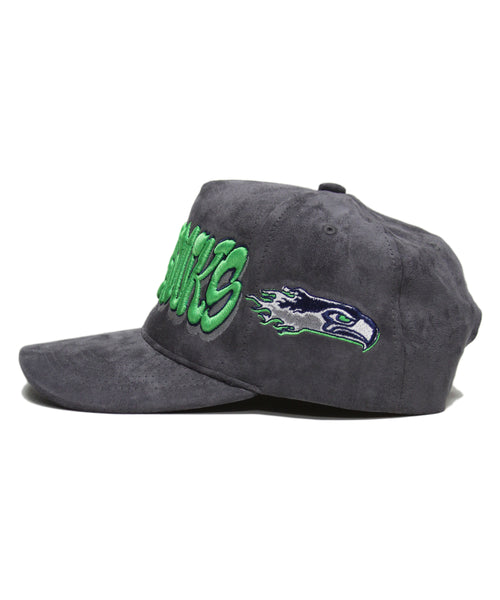 “SEAHAWKS” SPELL OUT(GREY SUEDE)