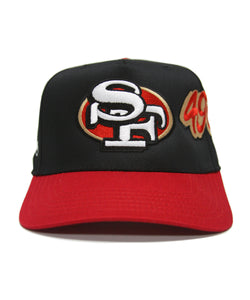 SF 49ERS SNAPBACK (BLK/RED)