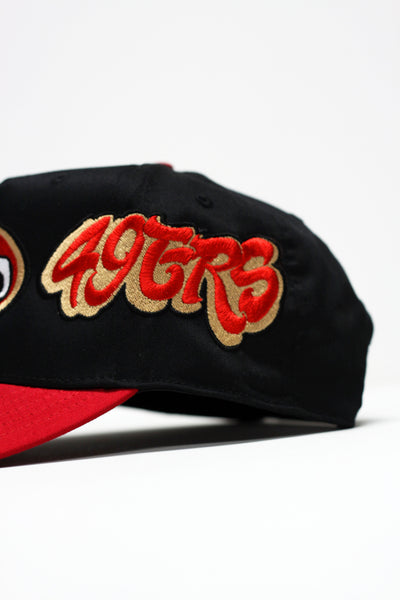 SF 49ERS SNAPBACK (BLK/RED)