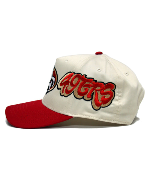 SF 49ERS SNAPBACK (CREAM/RED)