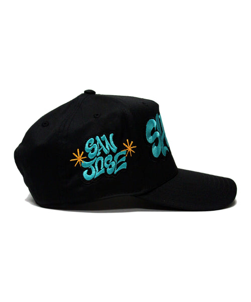 "SJ SHARKS" SNAPBACK (BLACK)