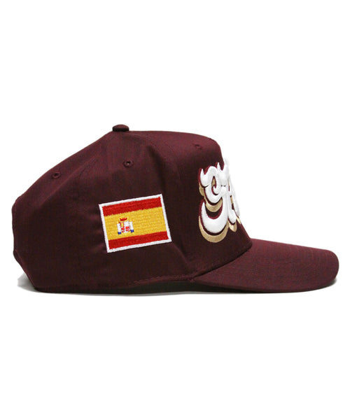 "SPAIN" SPELL OUT (BURGUNDY)