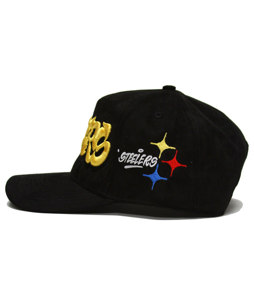 "STEELERS" SPELL OUT (BLACK SUEDE)