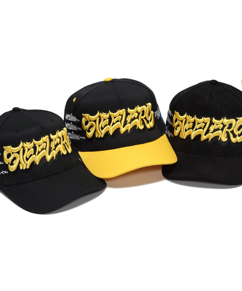 "STEELERS" SPELL OUT (BLACK SUEDE)