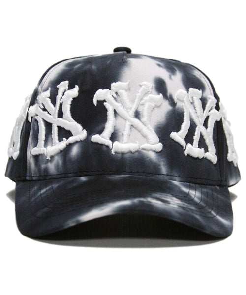 "NY" CRACKED (NAVY TIE DYE)