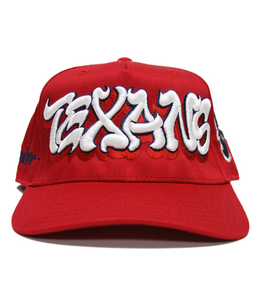 "TEXANS" SPELL OUT (RED)