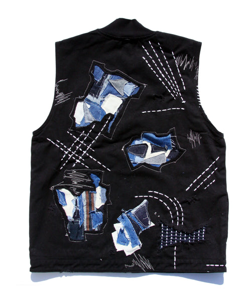 [1 OF 1] REWORK VEST (BLACK)