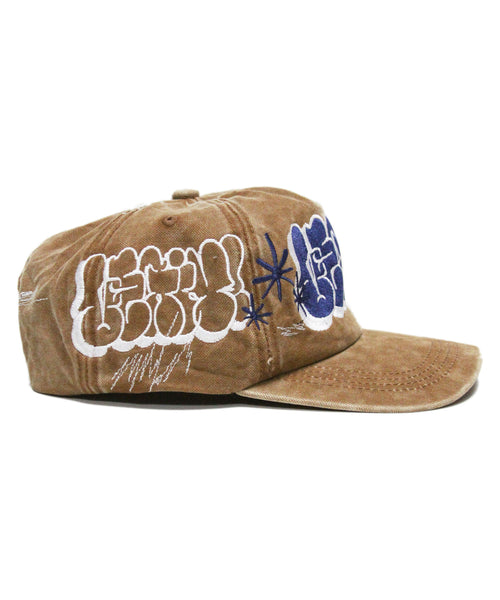 [1 OF 1] LEGIT ONE ® THROWIE (KHAKI/NAVY)