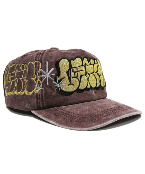 [1 OF 1]  LEGIT ONE ® THROWIE (METALLIC GOLD/WINE)