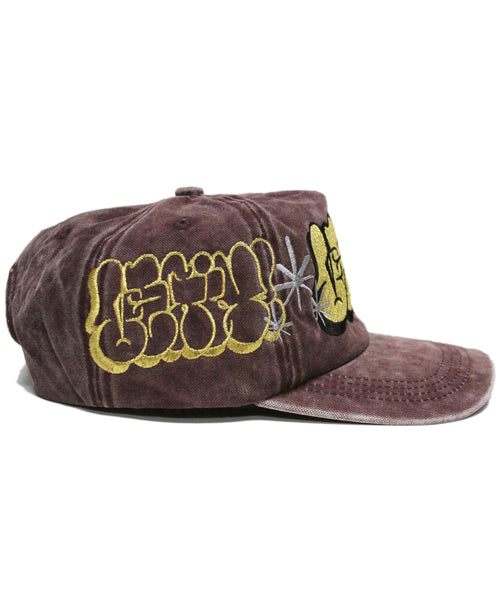 [1 OF 1]  LEGIT ONE ® THROWIE (METALLIC GOLD/WINE)
