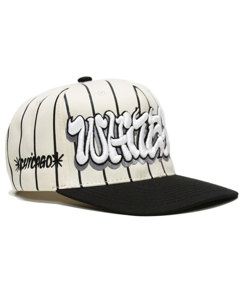 "SOX" PINSTRIPE SPELL OUT (CRM/BLK)