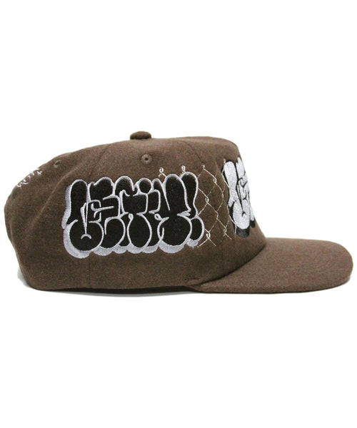 [1 OF 1]  GREY/BLACK THROWIE (BROWN)