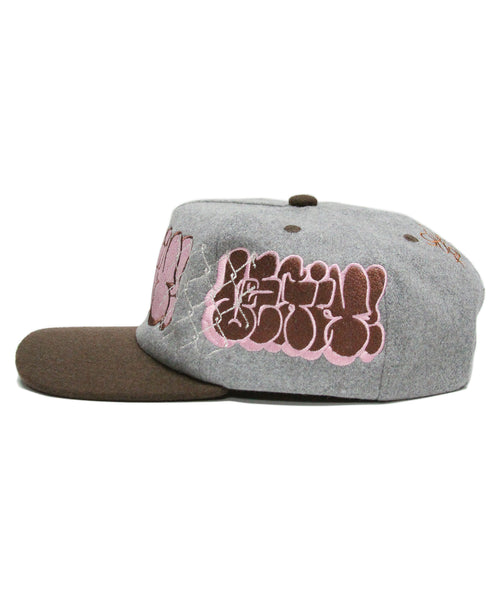 [1 OF 1]  PINK/BROWN THROWIE (GREY/BROWN)