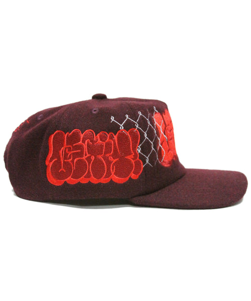 [1 OF 1]  RED/BURG THROWIE (MAROON)