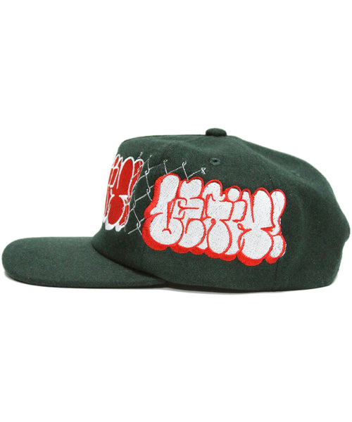 [1 OF 1]  RED/WHITE THROWIE (GREEN)