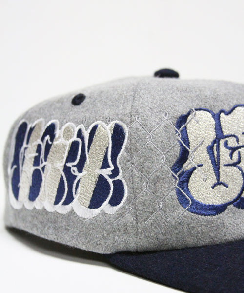 [1 OF 1]   METALLIC SILVER/NAVY THROWIE (GREY/NAVY)