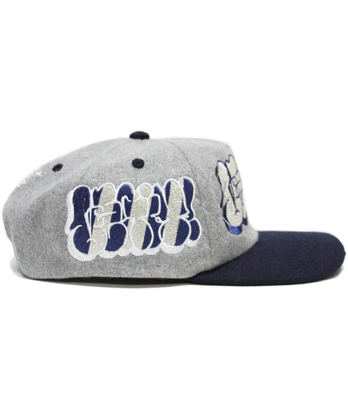[1 OF 1]   METALLIC SILVER/NAVY THROWIE (GREY/NAVY)