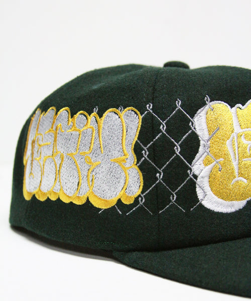 [1 OF 1] GOLD/WHITE THROWIE (GREEN)