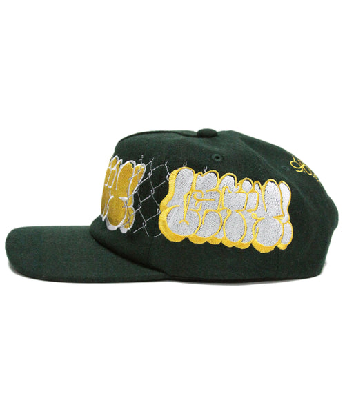 [1 OF 1] GOLD/WHITE THROWIE (GREEN)