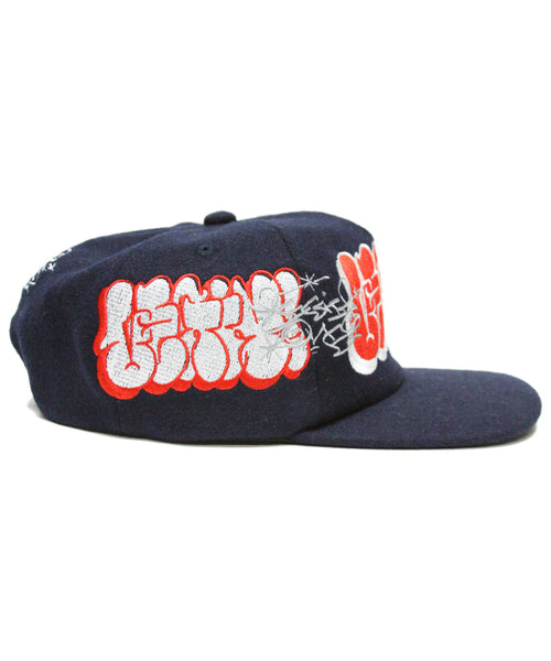 [1 OF 1] RED/WHITE THROWIE (NAVY)
